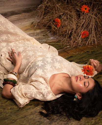 Vanilla Cream Kaftaan